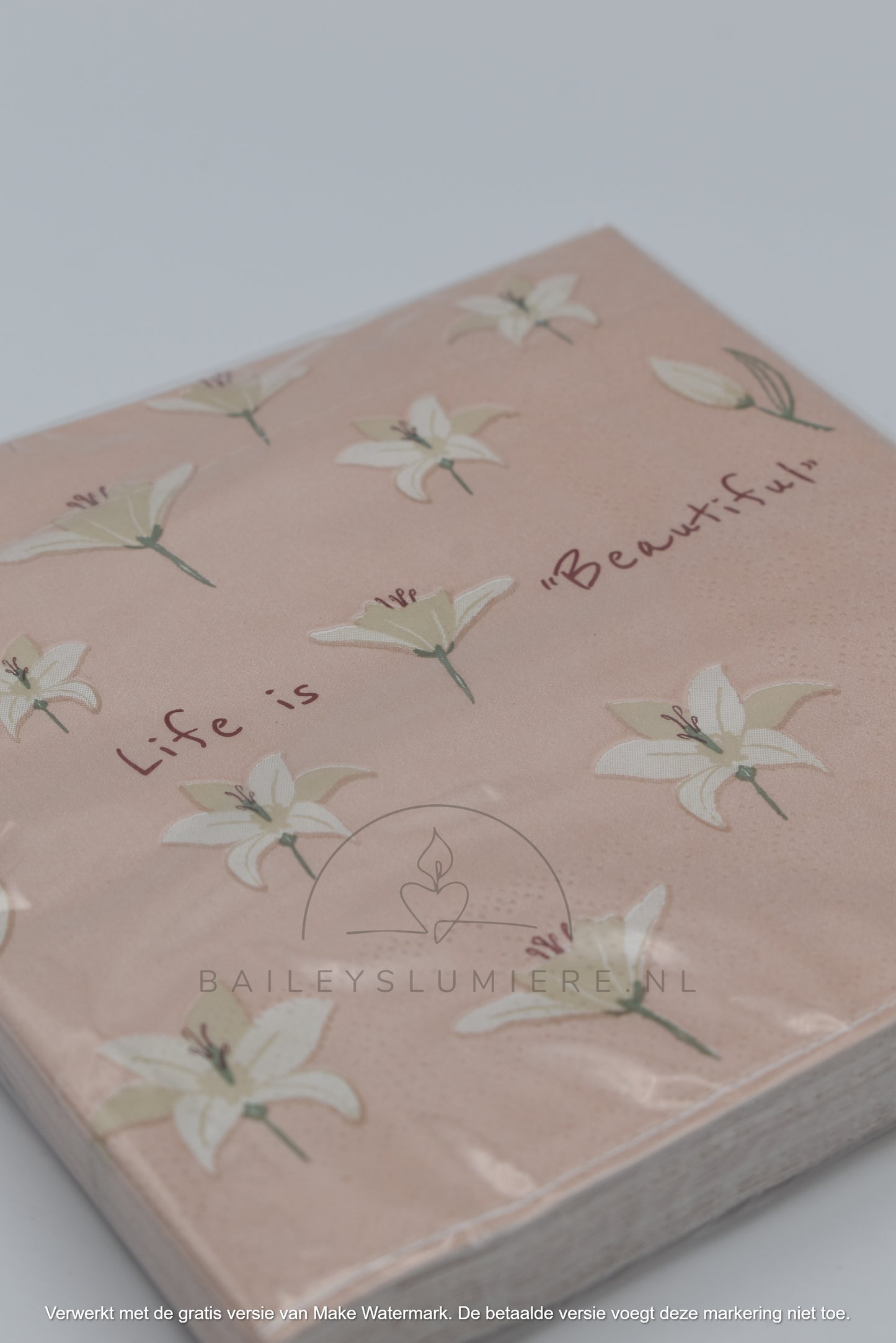 Florale servetten