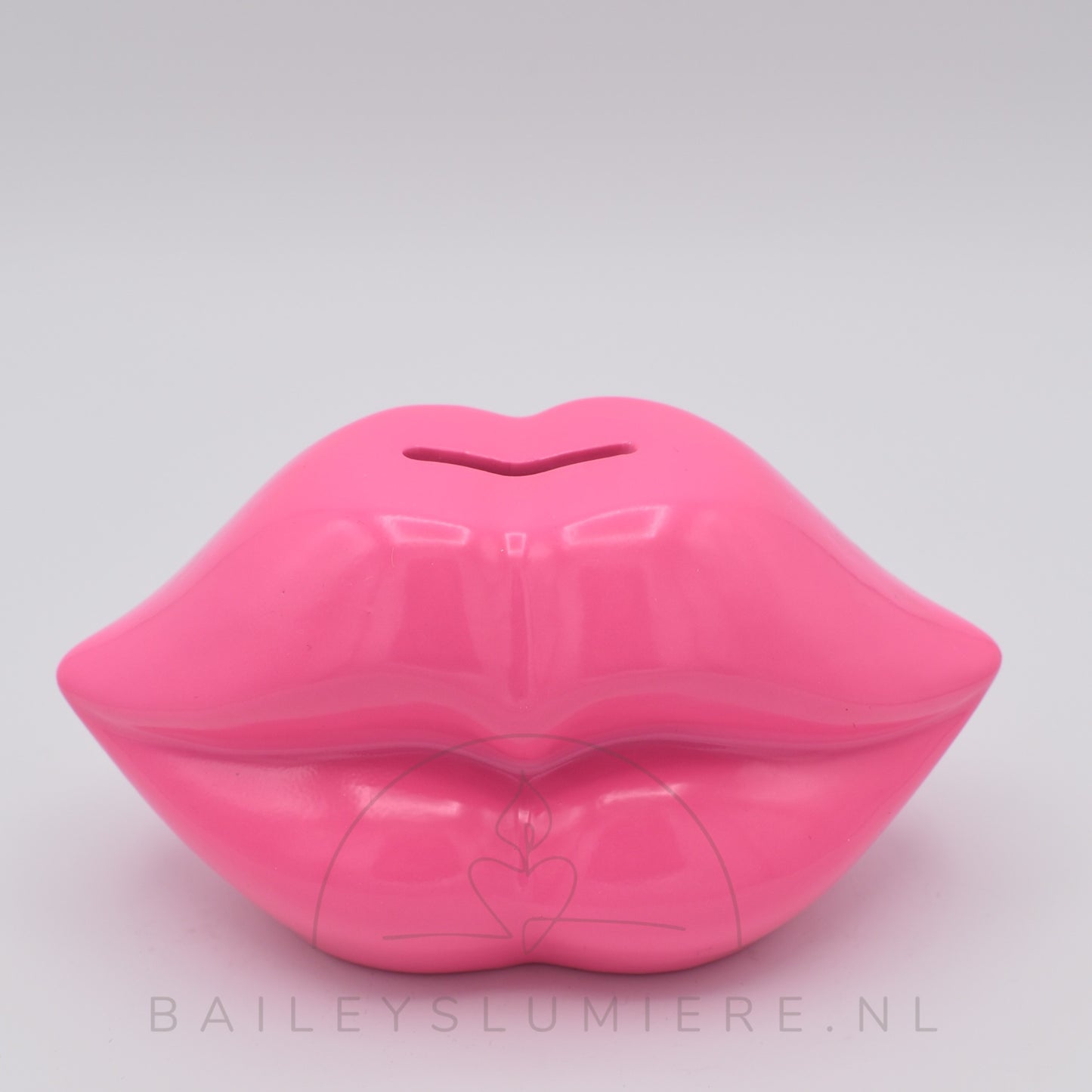 Keramieken spaarpot lippen