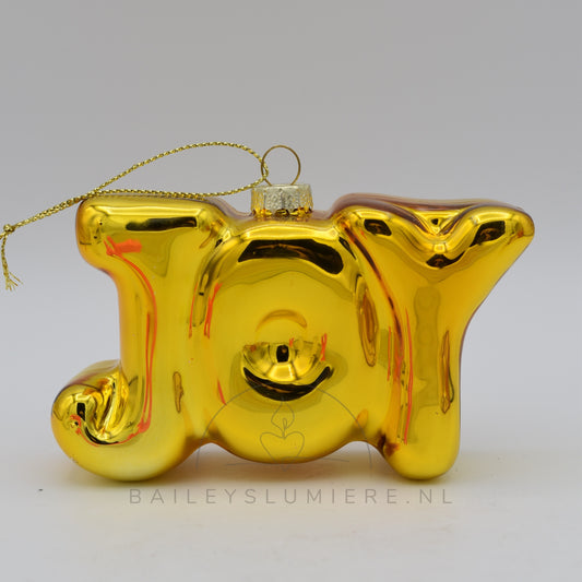 JOY kerst ornament