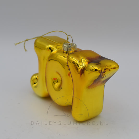 JOY kerst ornament