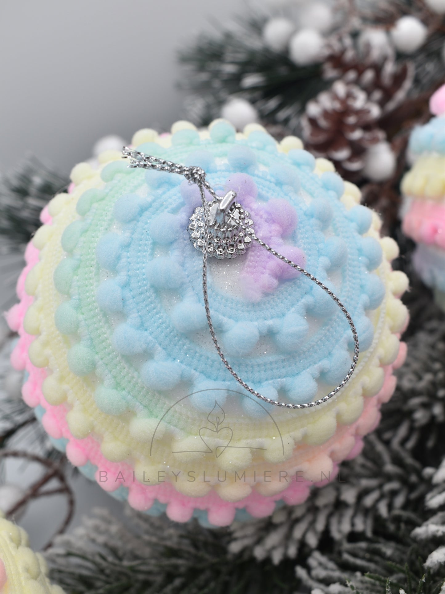 Unicorn kleur foam kerstballen