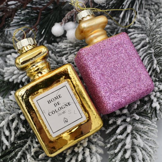 Parfumfles kerst ornament