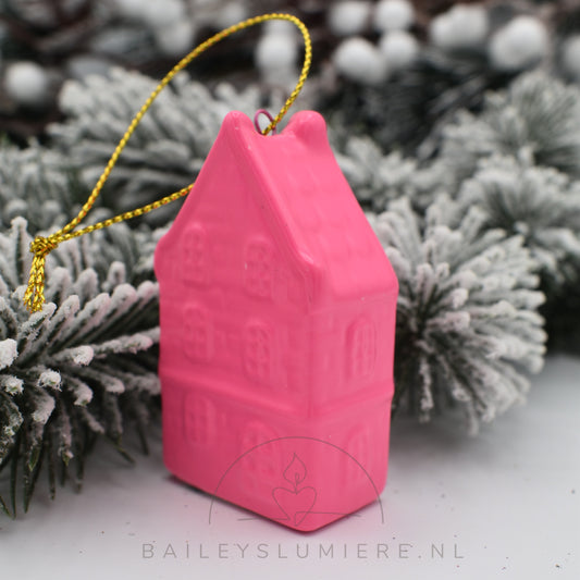 Huis kerst hanger.