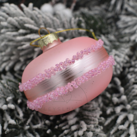 Macaron kerst hanger