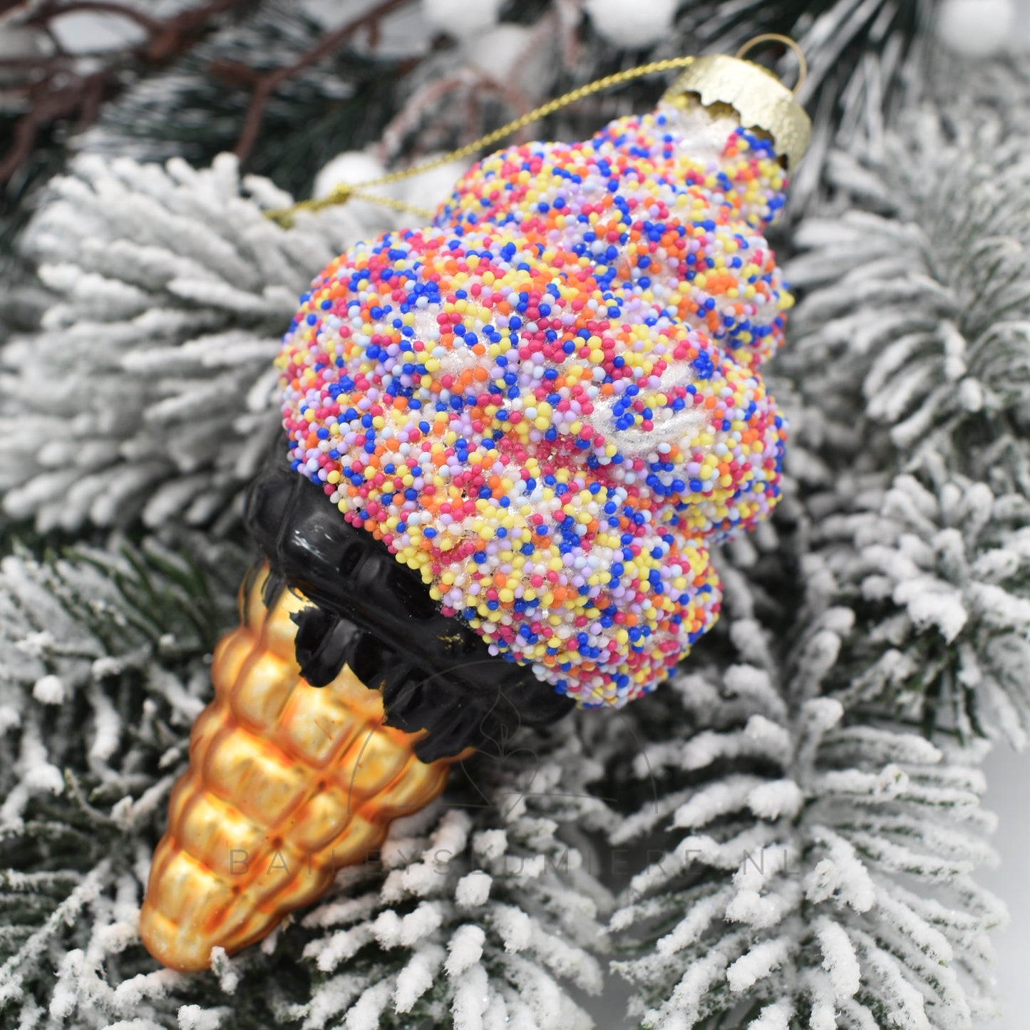 Soft ijs kerst hanger