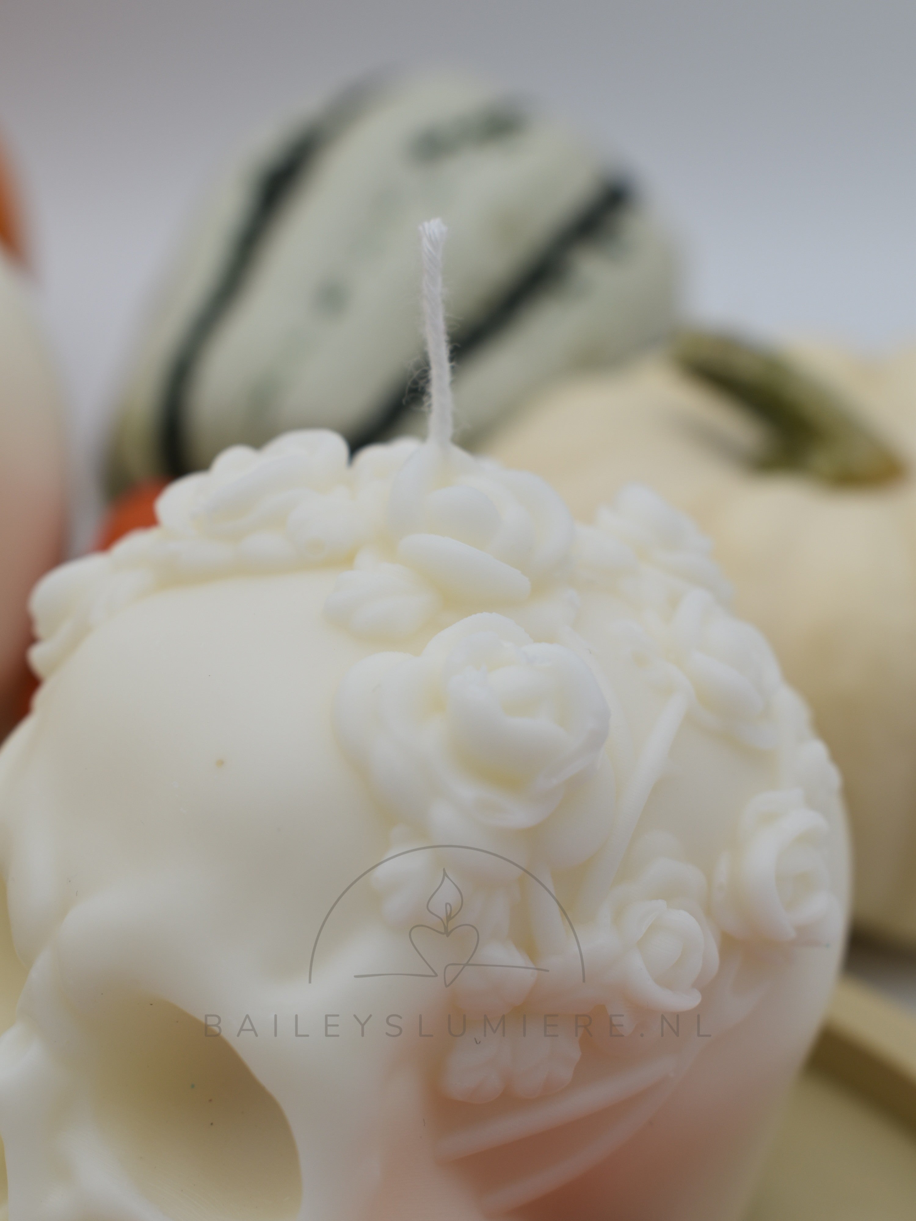 Decoratieve schedel kaarsen