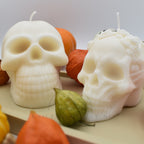 Decoratieve schedel kaarsen