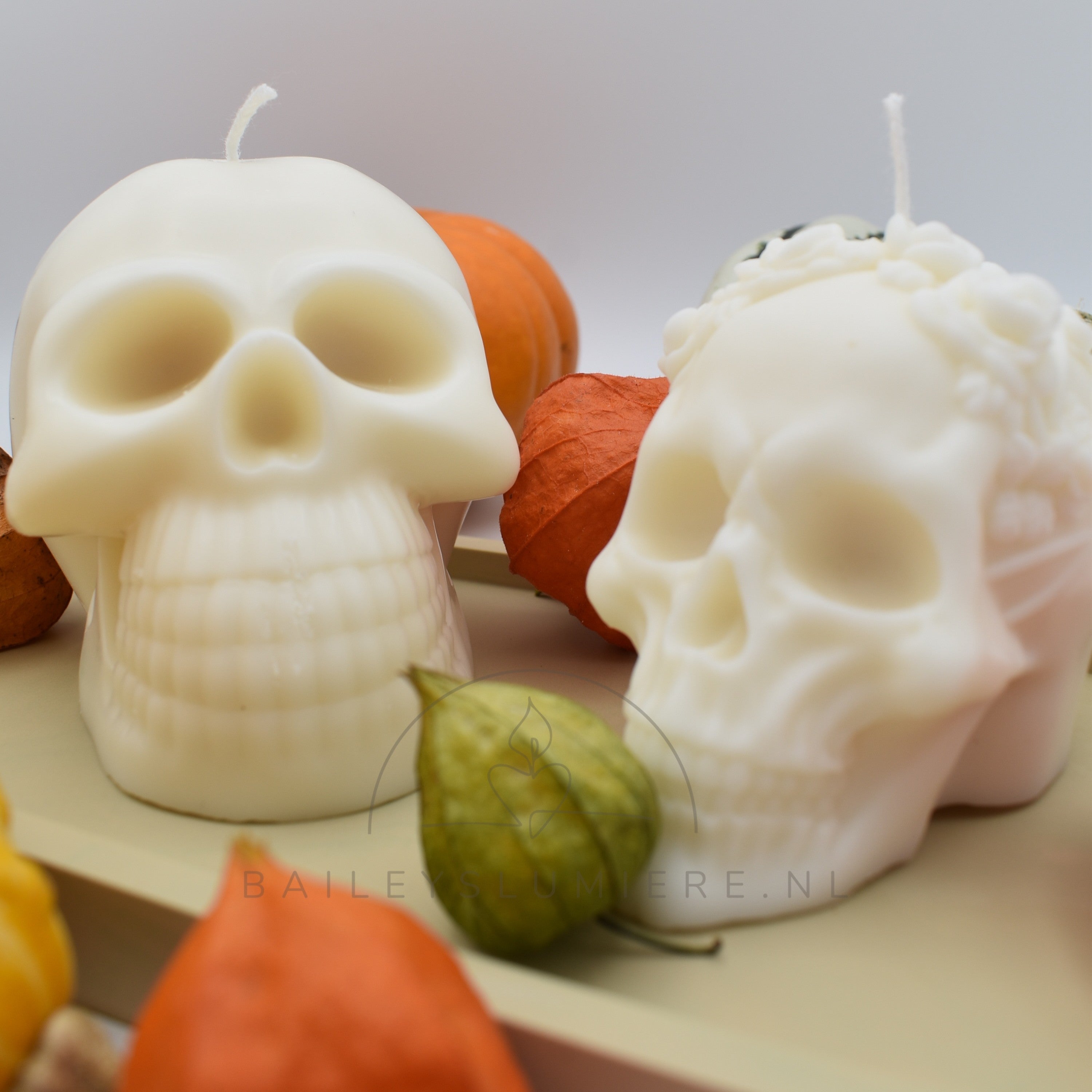 Decoratieve schedel kaarsen