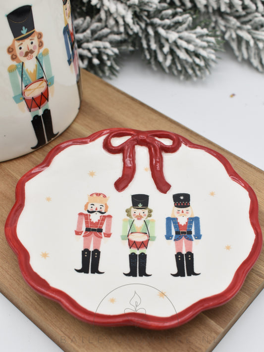 Kerstschoteltje met Notenkraker Print