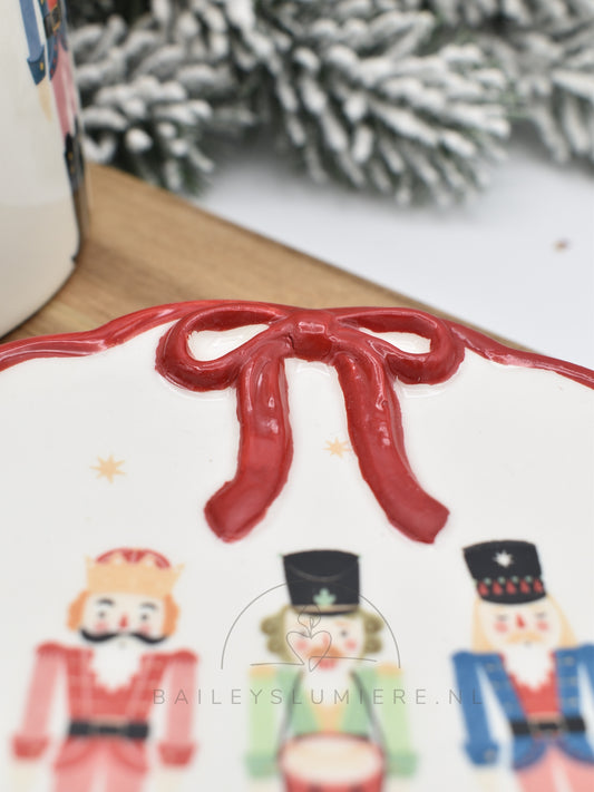 Kerstschoteltje met Notenkraker Print