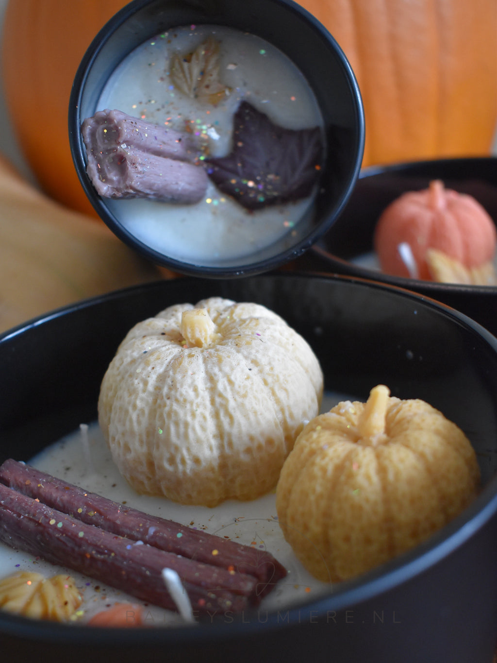 Pumpkin spice geurkaars.