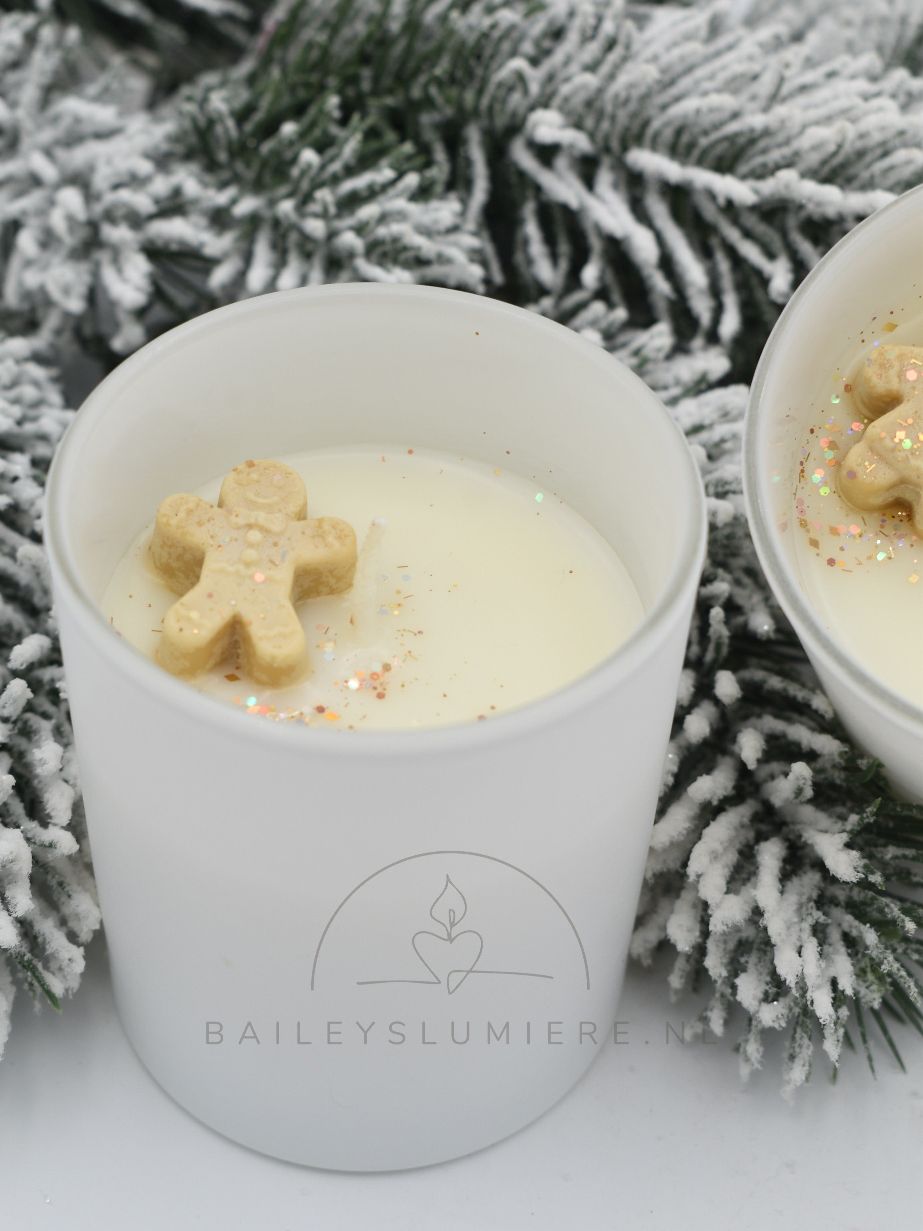 warm Gingerbread geurkaars – Handgemaakt met winterse warmte