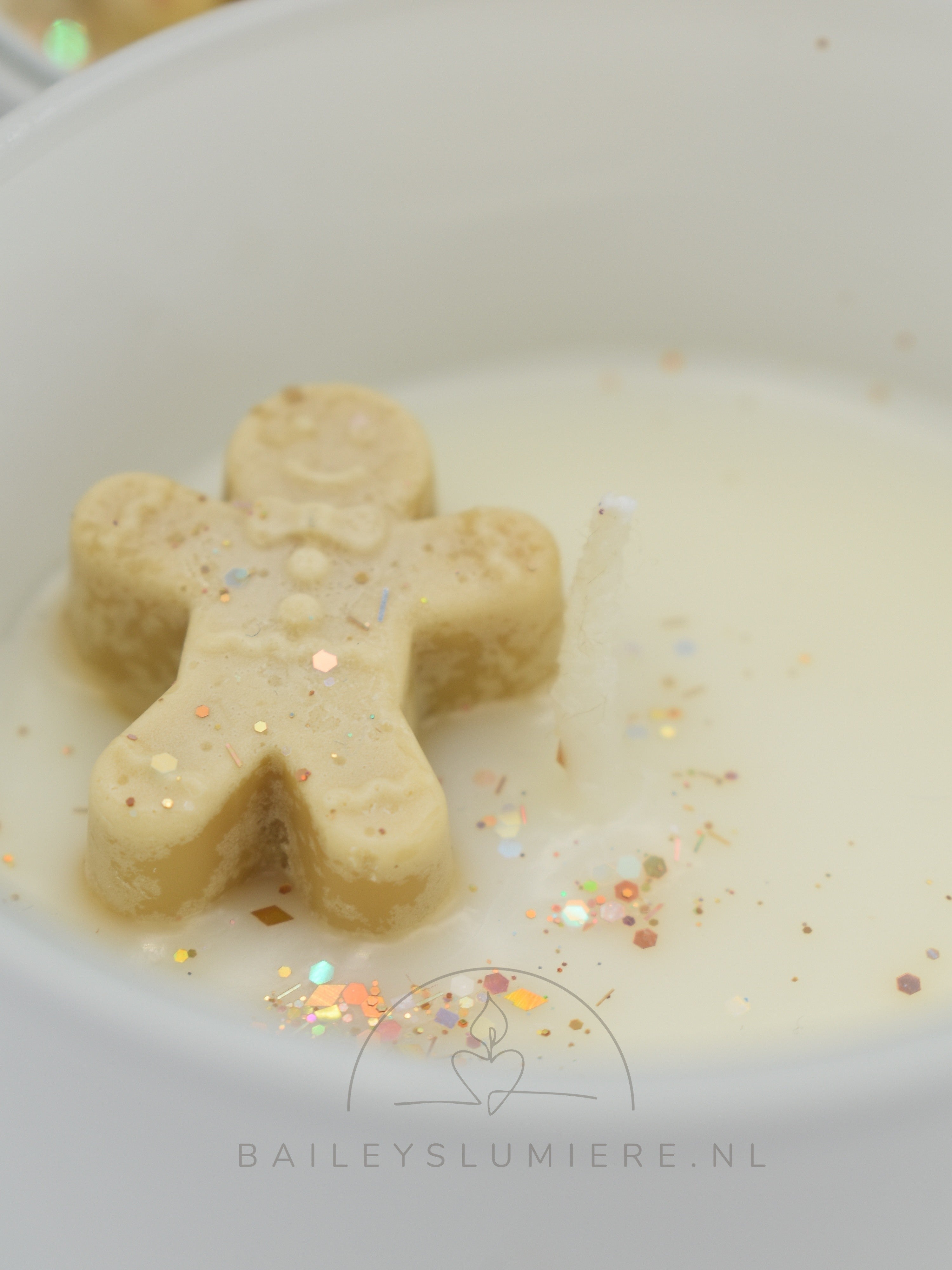 warm Gingerbread geurkaars – Handgemaakt met winterse warmte