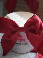 Winter velvet rouge, hand gegoten Luxe Geurkaars