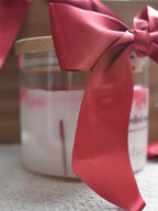 Winter velvet rouge, hand gegoten Luxe Geurkaars