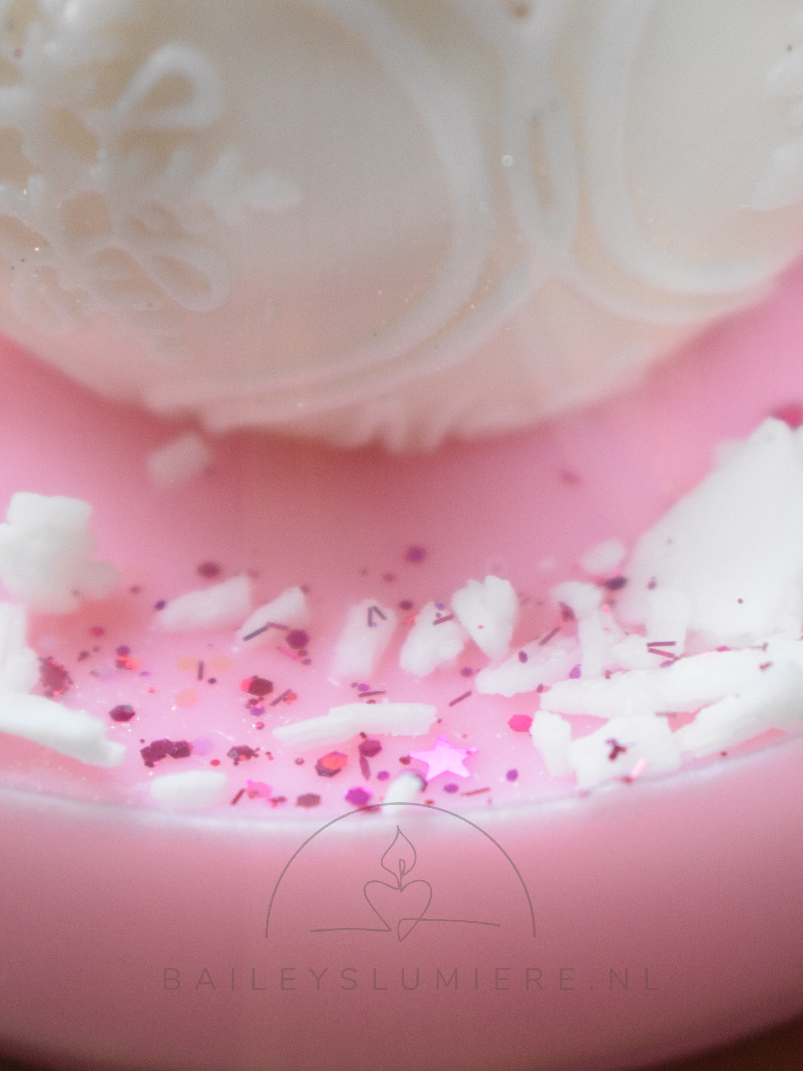 Pink Christmas met Kerstbal