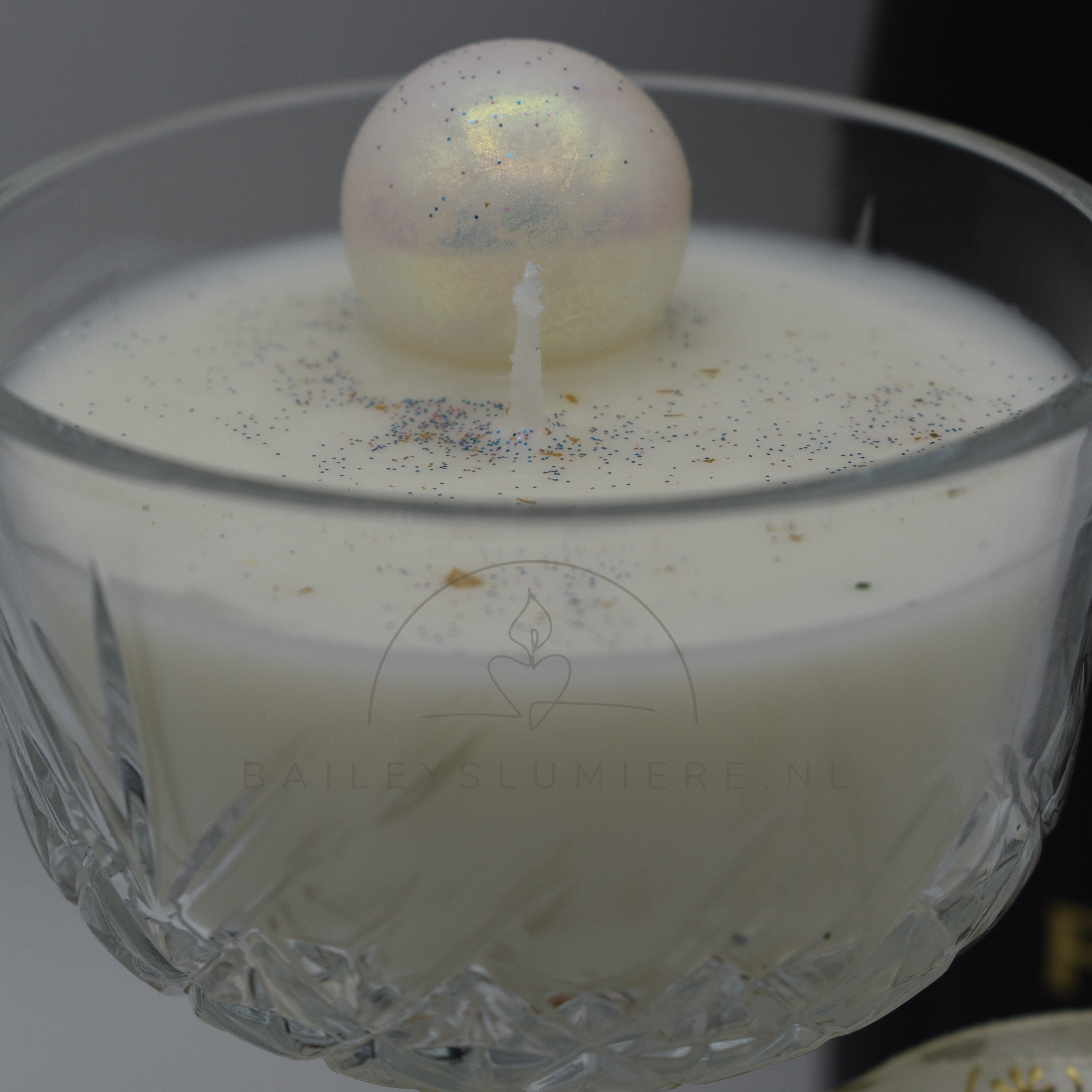 Champagne Lumière geurkaars – Luxe handgemaakte kaars