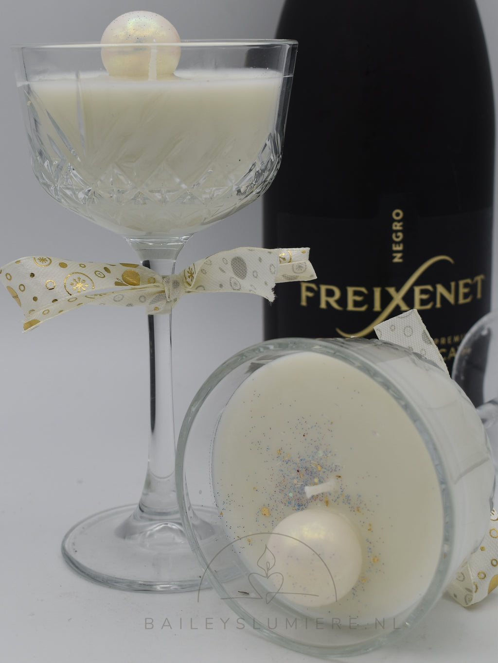 Champagne Lumière geurkaars – Luxe handgemaakte kaars