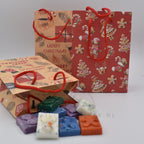 Luxe kerst cadeautasje met 12 waxmelts