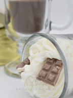 Chocolademelk geurkaars – Christmas Star kerstgeur | handgemaakte Winter kaars