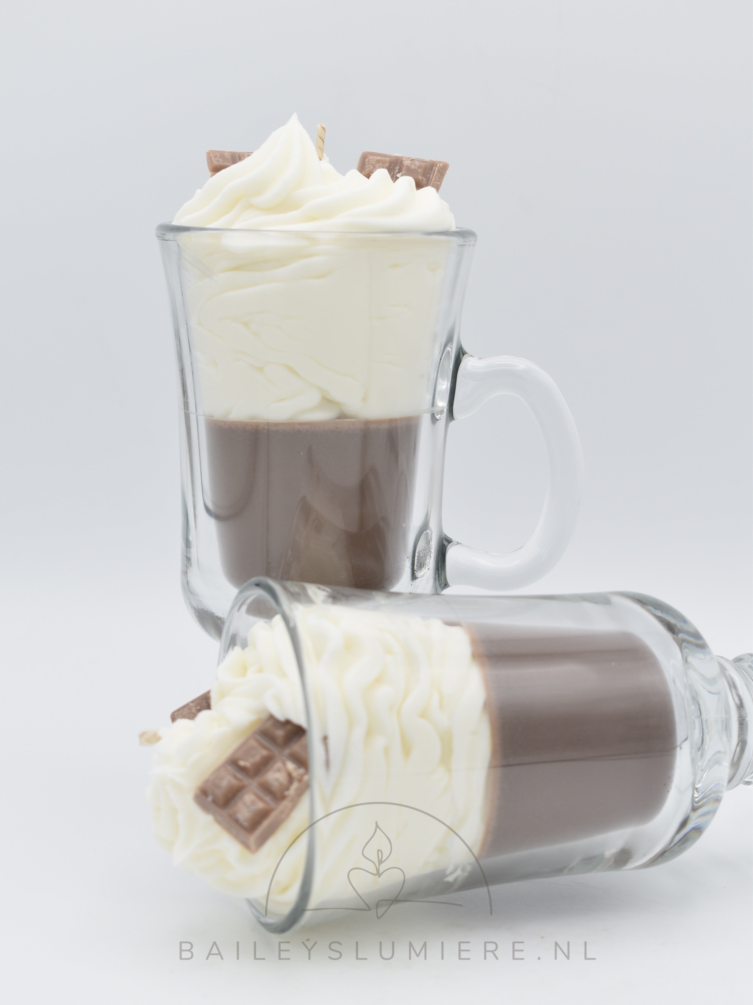 Chocolademelk geurkaars – Christmas Star kerstgeur | handgemaakte Winter kaars