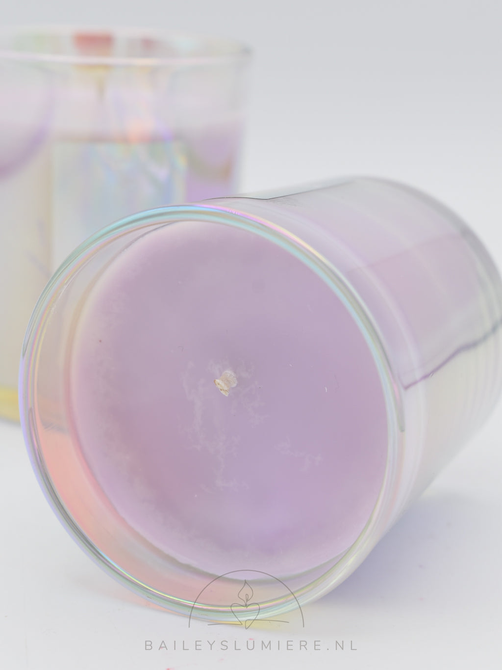 Provence geurkaars in Iriserend glas