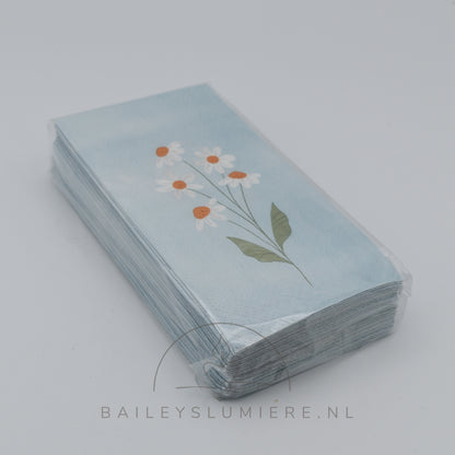 Florale servetten