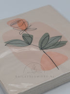Florale servetten