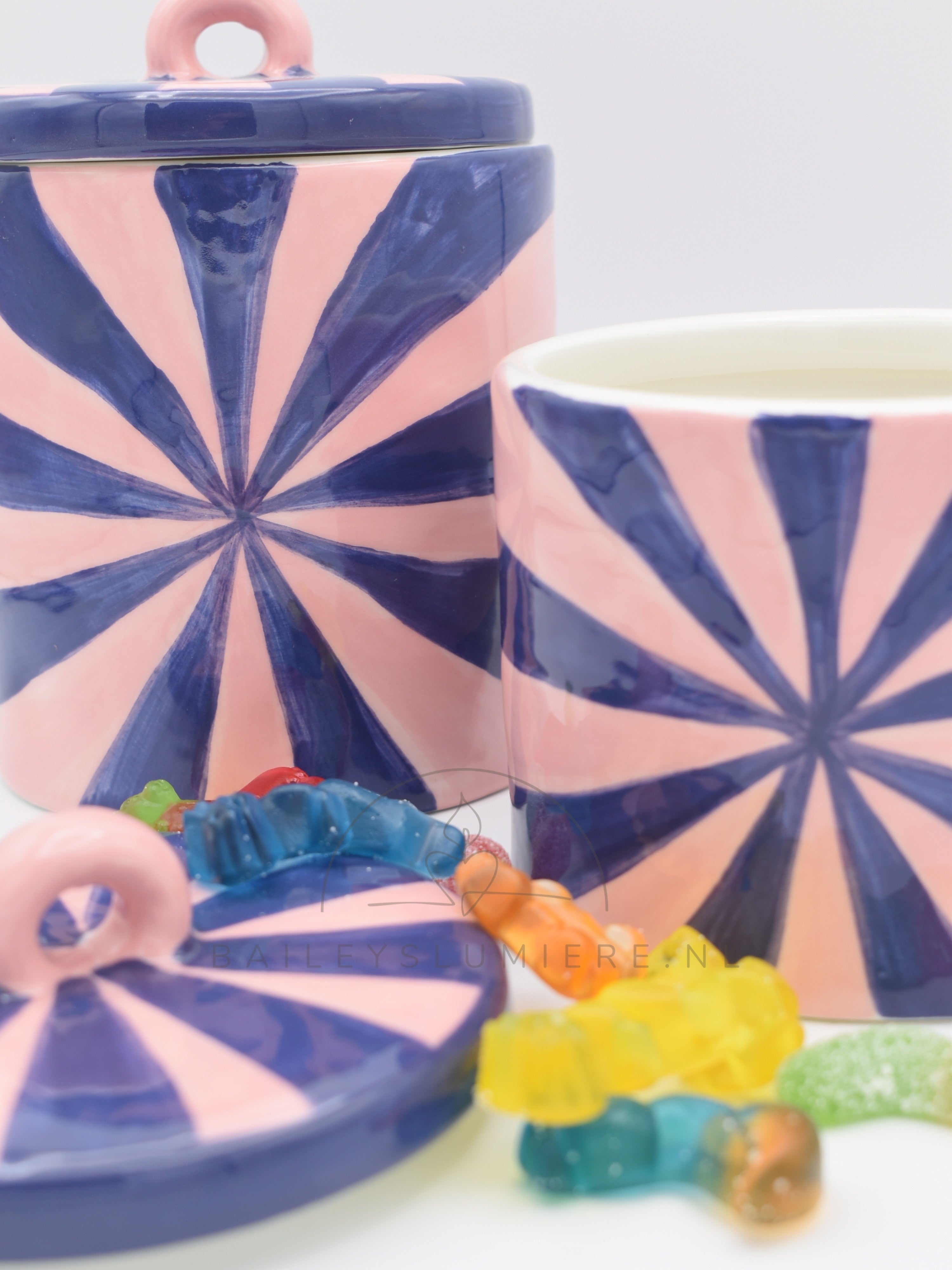 Candy swirl, diverse kleuren