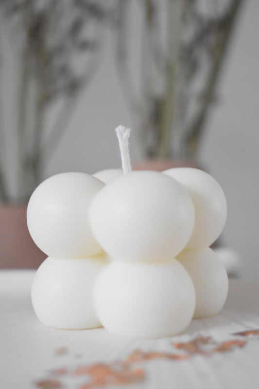 Bubbel blok kaars