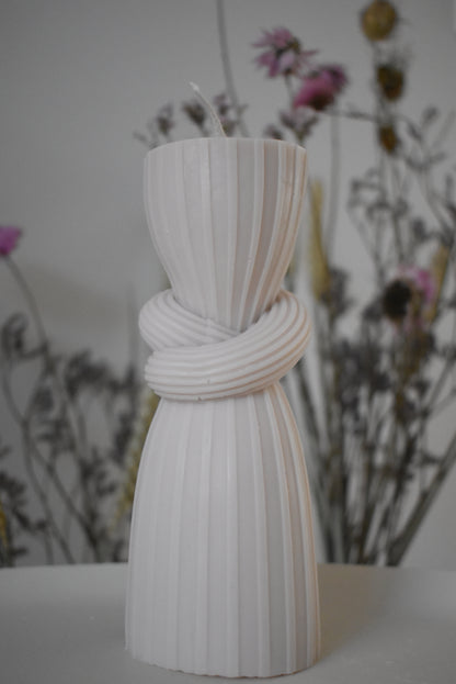 Knoop pilaar kaars