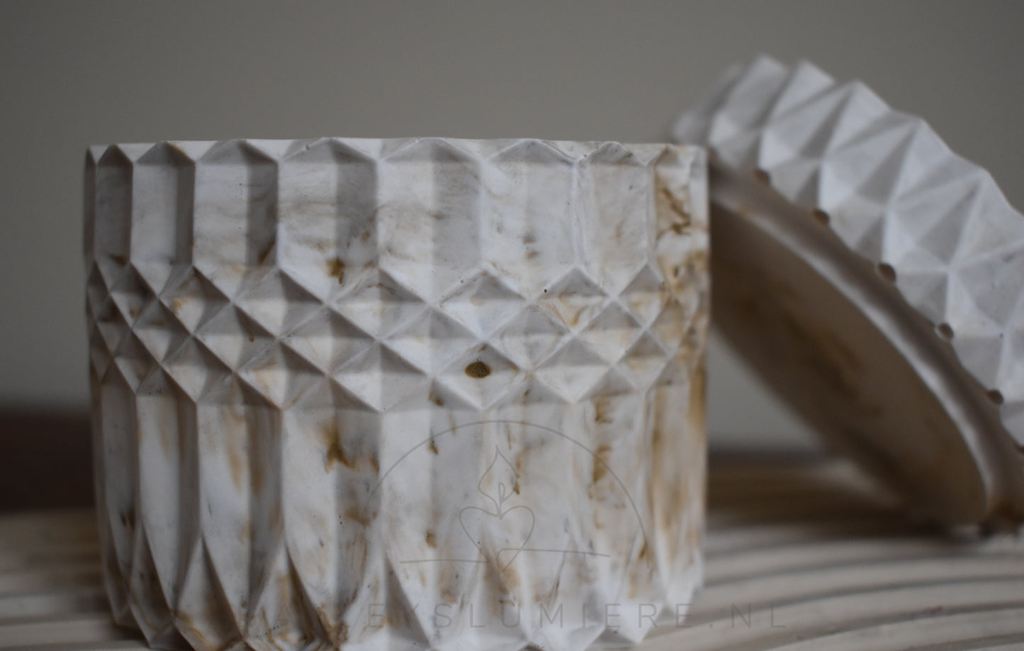 Geometrische opberg pot