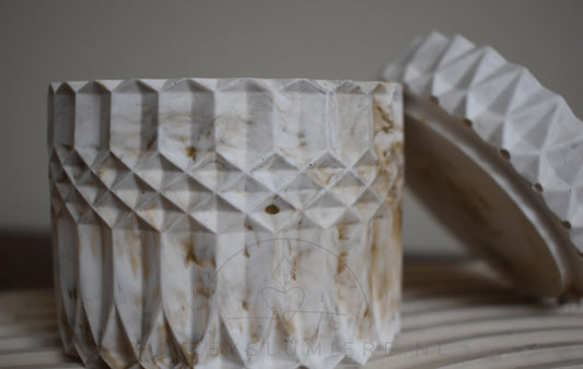 Geometrische opberg pot
