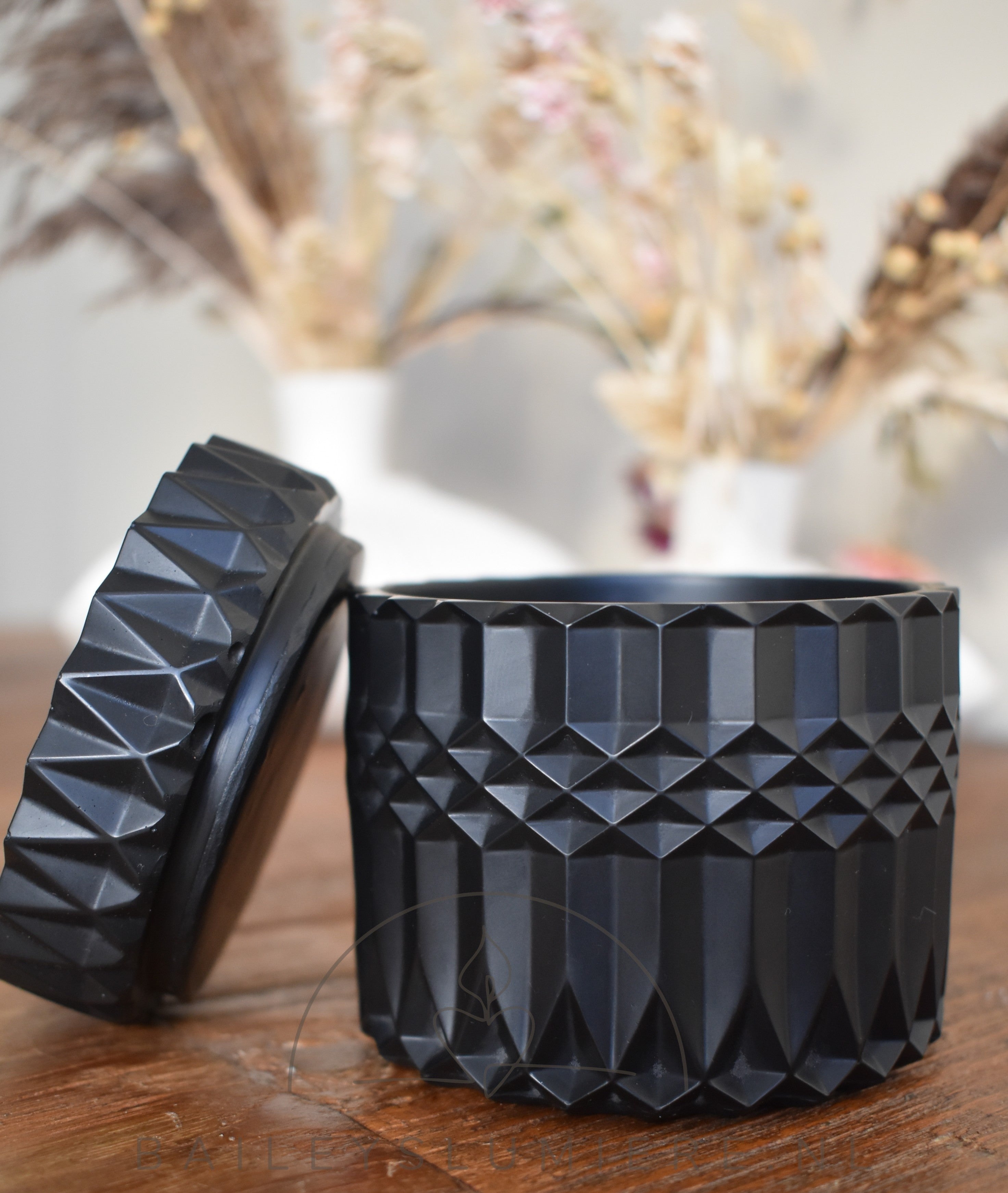 Geometrische opberg pot