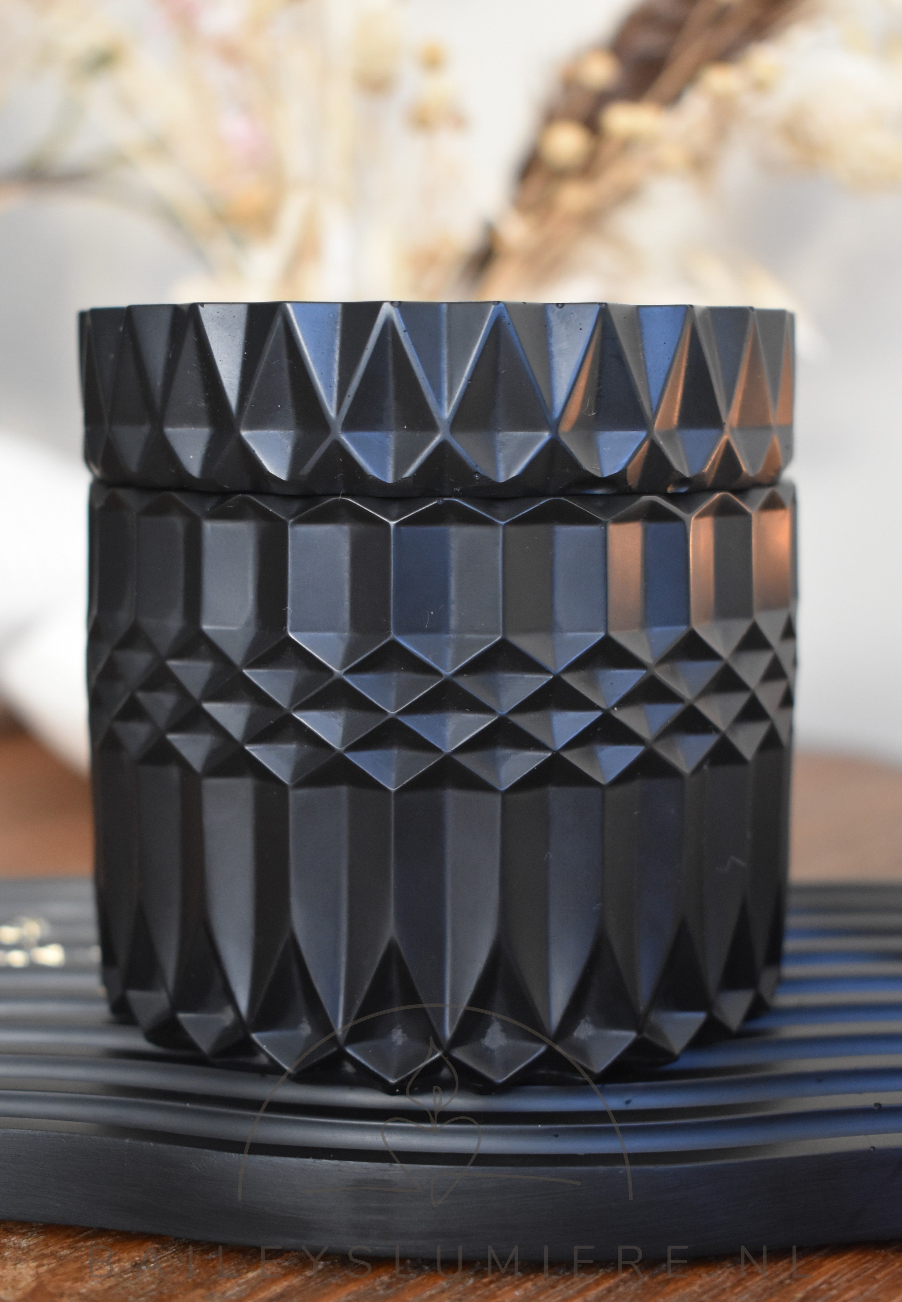 Geometrische opberg pot