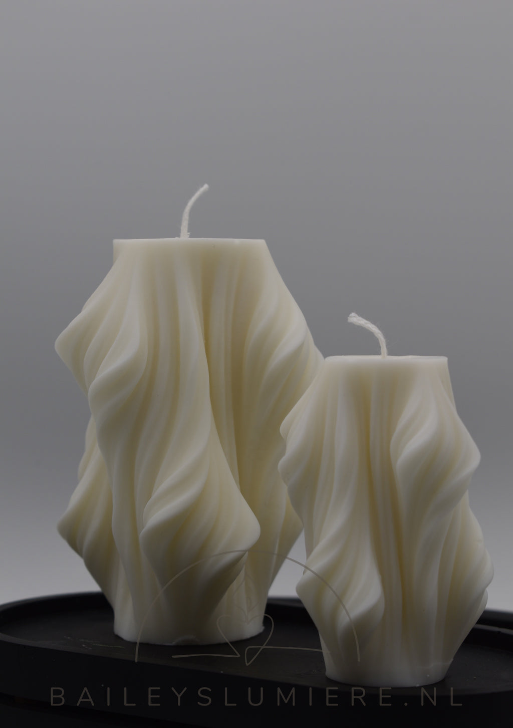 Serene Swirl kaarsen set.