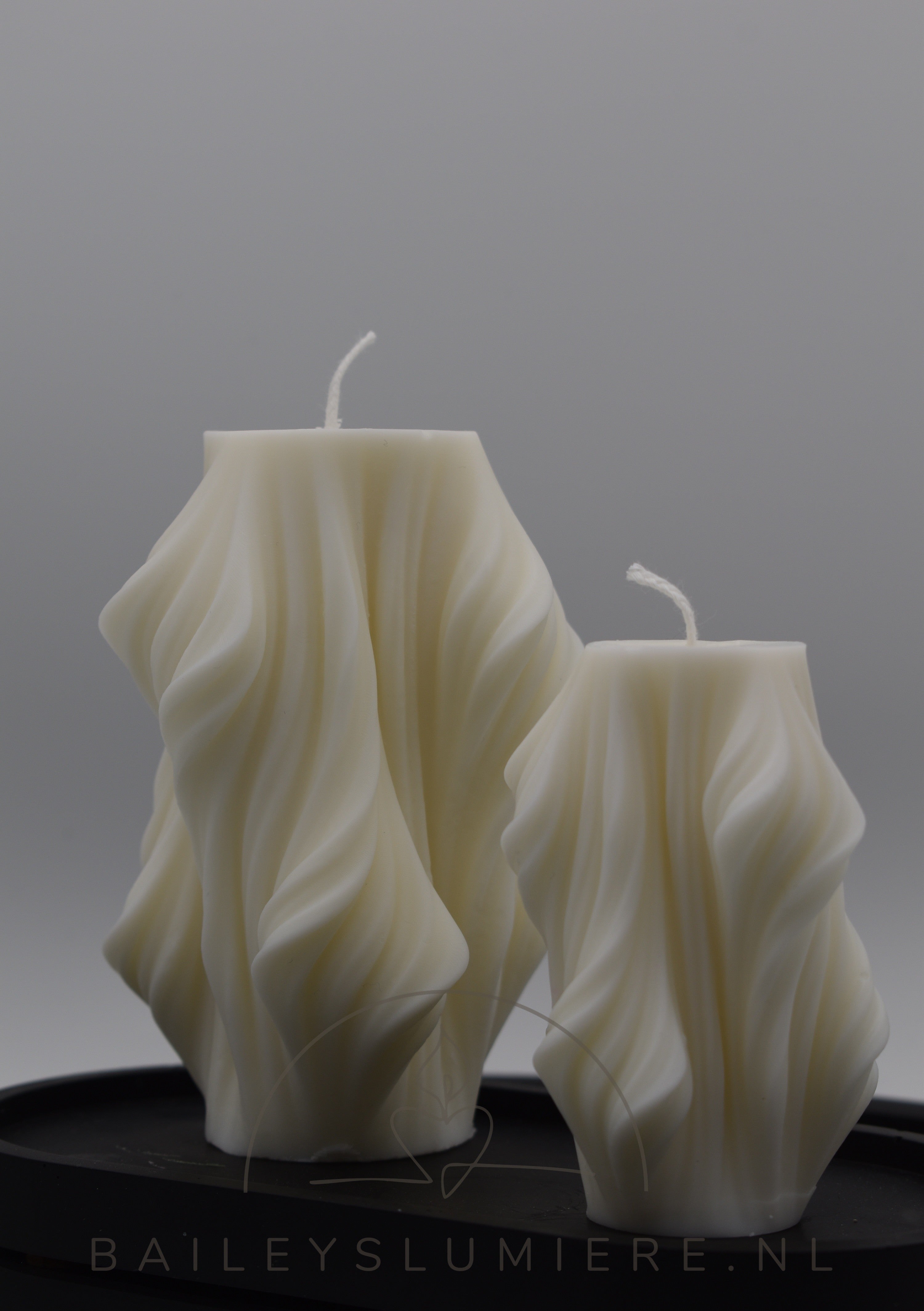 Serene Swirl kaarsen set.