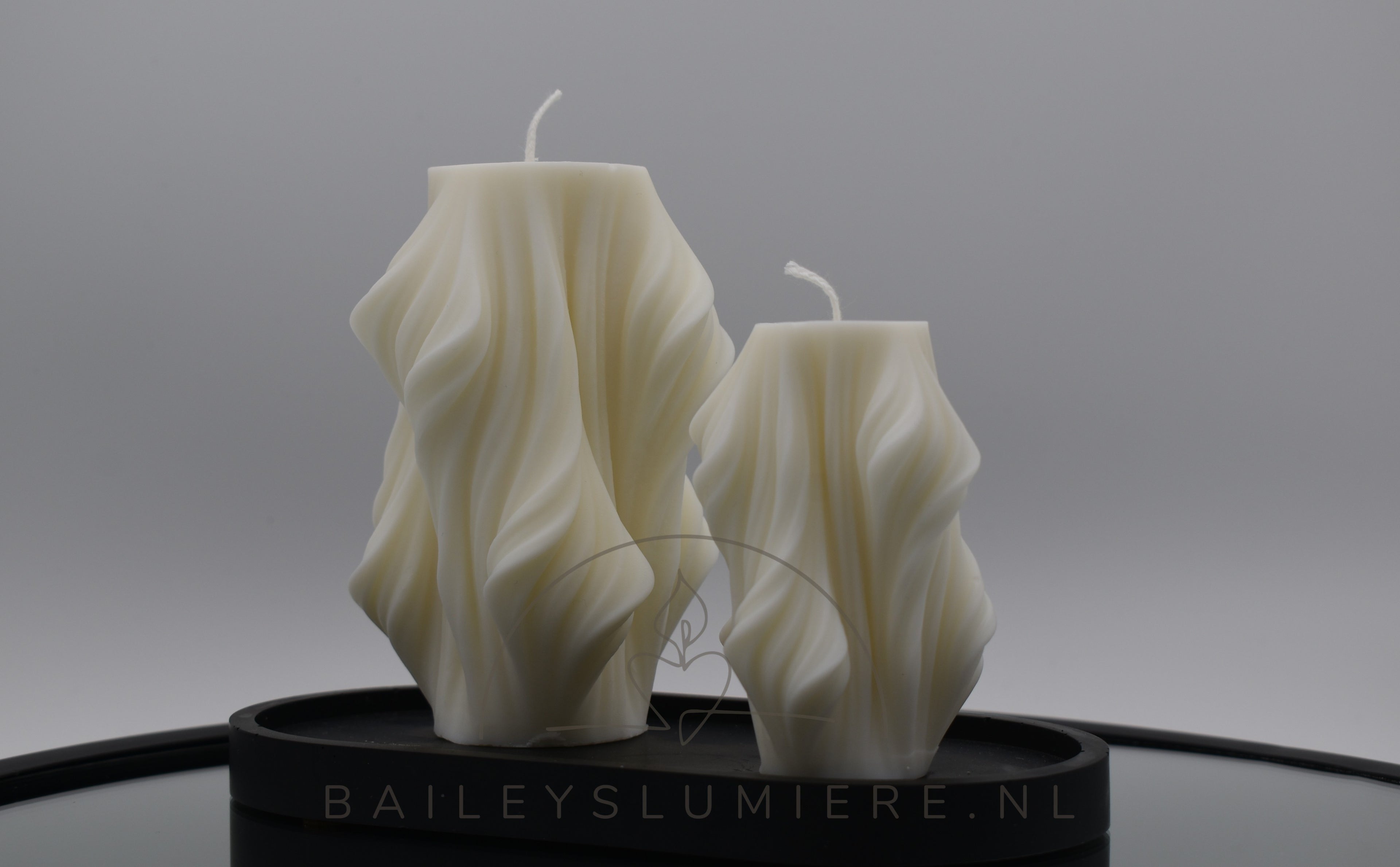 Serene Swirl kaarsen set.