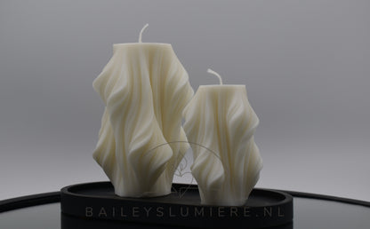 Serene Swirl kaarsen set.