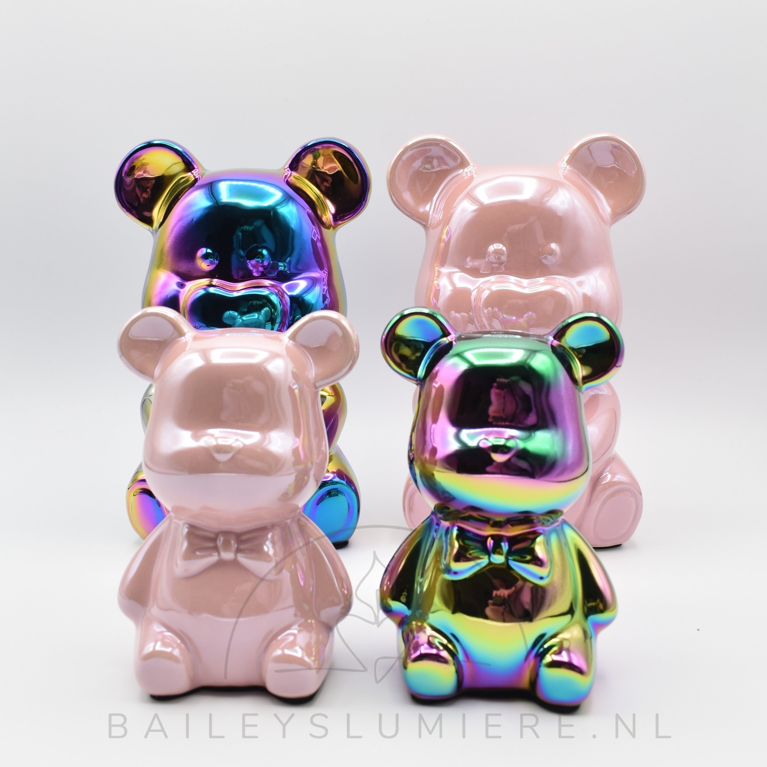 Keramische beer, zittend