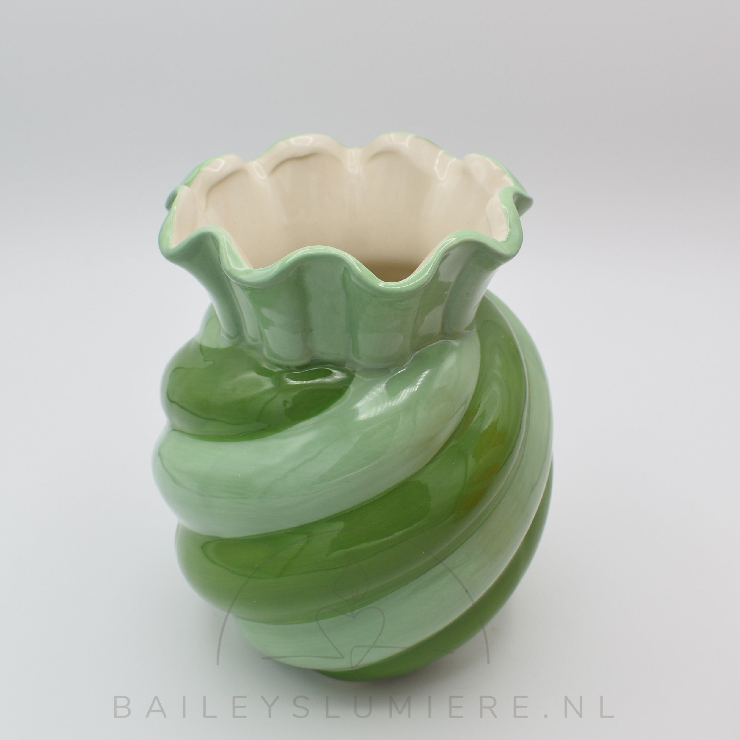 Keramieke Swirl vazen.