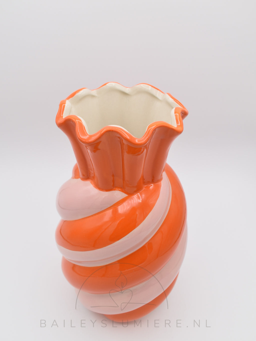 Keramieke Swirl vazen.