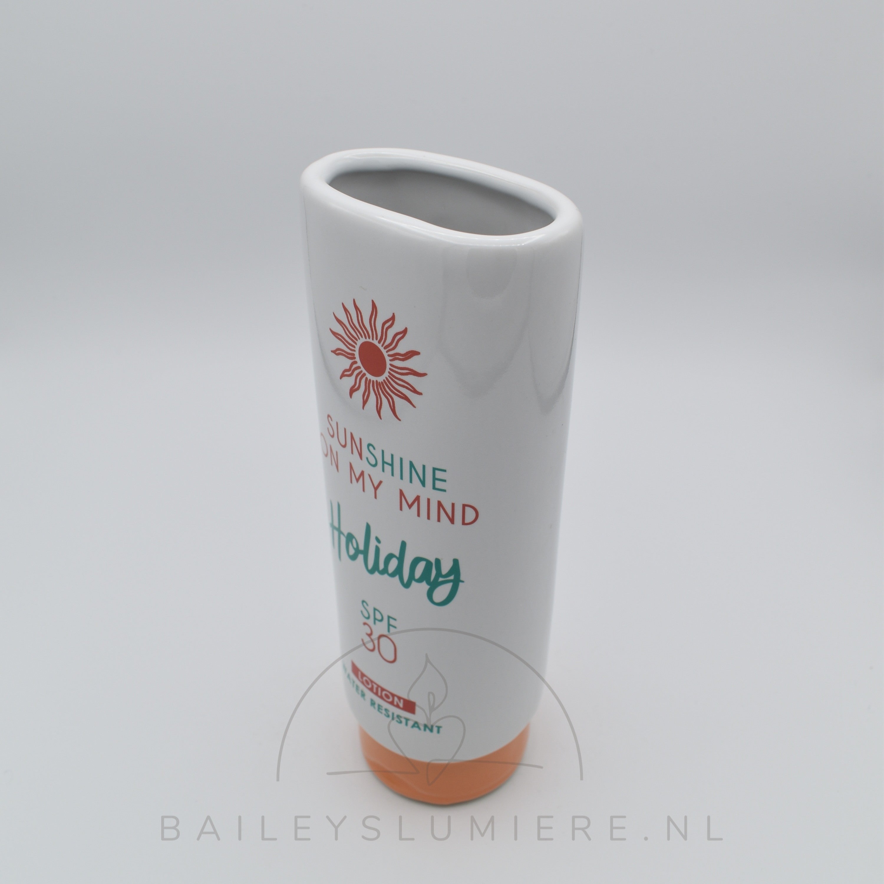 Zonnebrand vaasjes