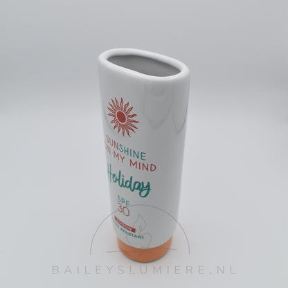 Zonnebrand vaasjes