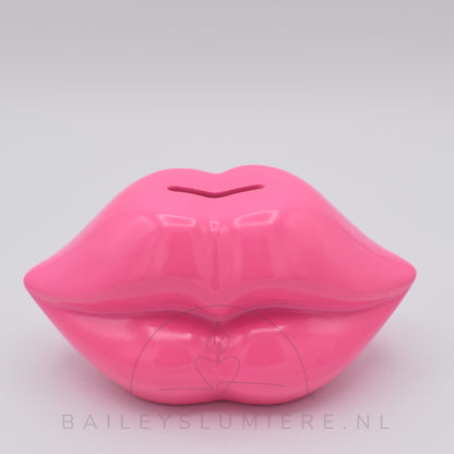 Keramieken spaarpot lippen