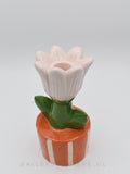 Tulpen kaarsenhouder van keramiek