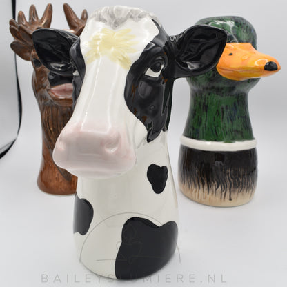Dierenkop vaas