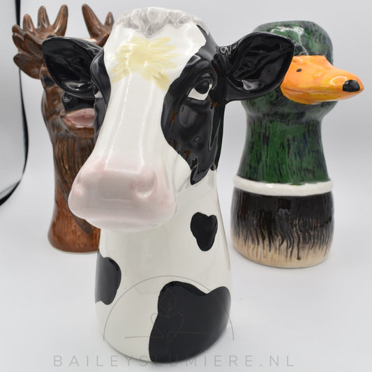 Dierenkop vaas