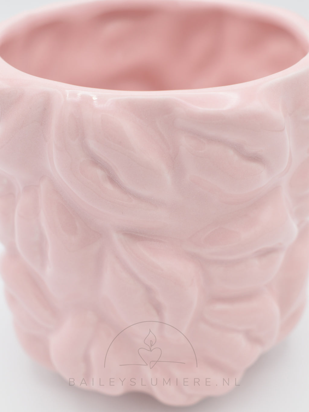 Keramieken planten pot met lippen