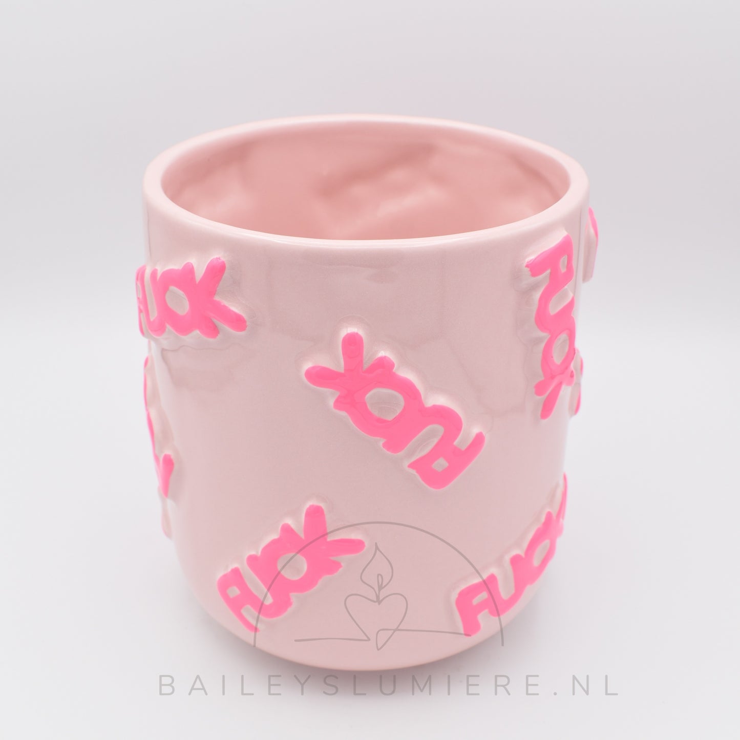F*CK keramieken pot